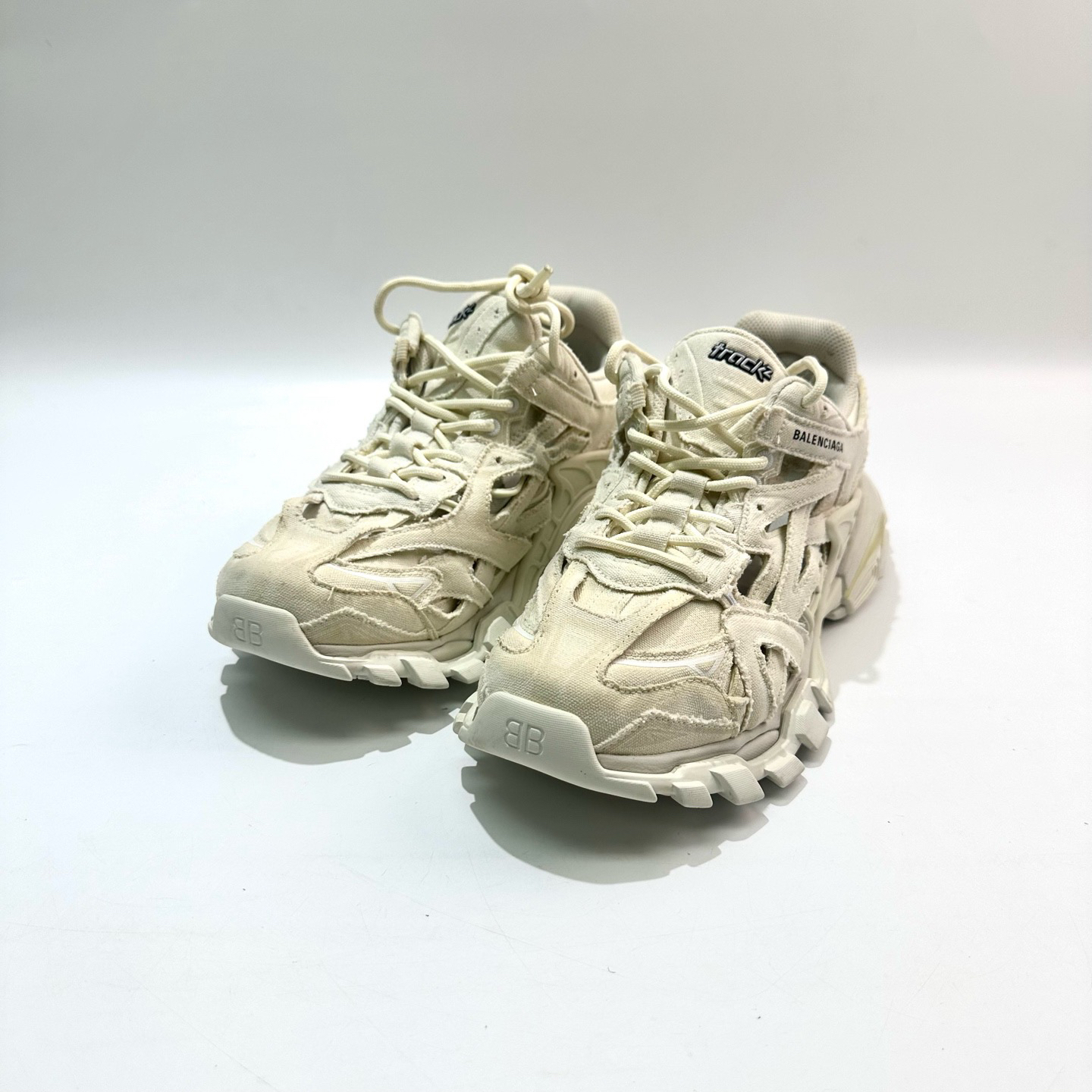 99新 Balenciaga/巴黎世家 巴黎世家41码 Track2.0白色 SY0864