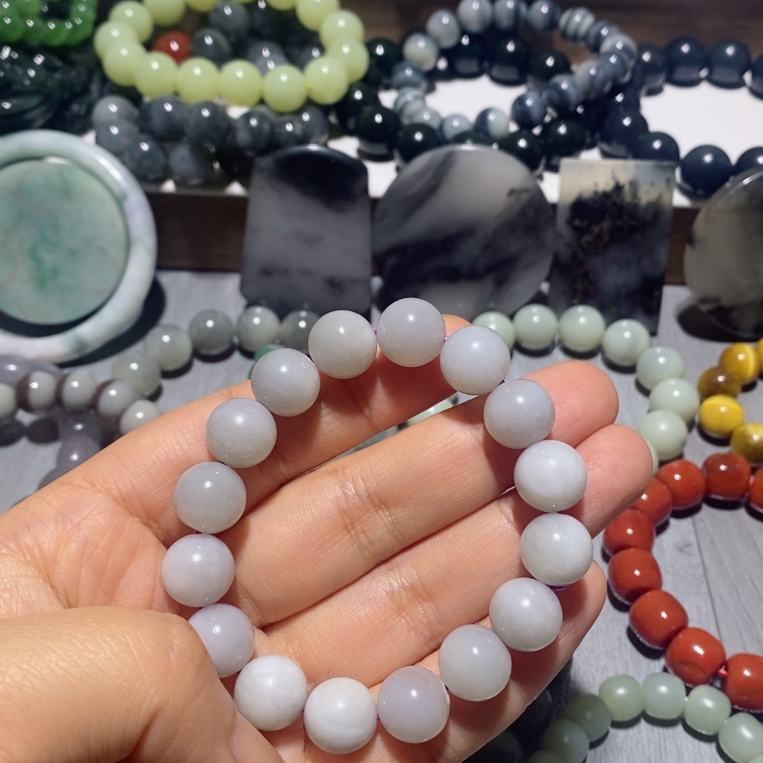 和田玉手链未镶嵌姚