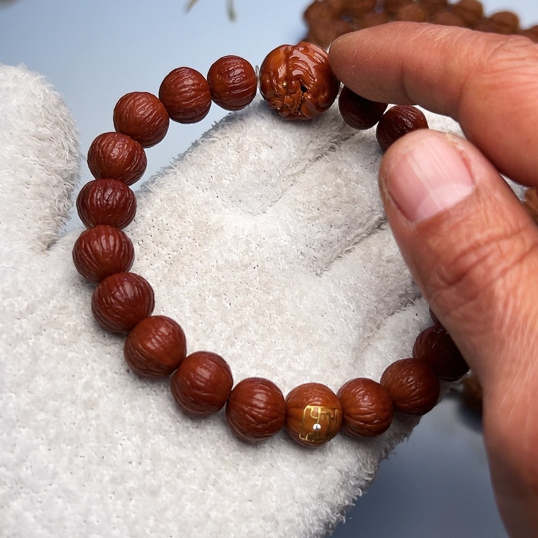 猴头核桃吊坠猴头12