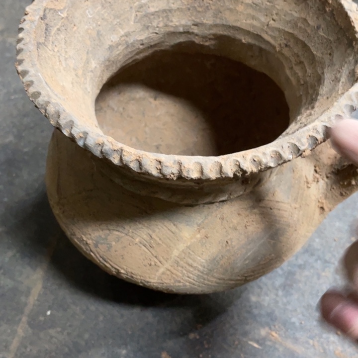 用***1摆件唐三彩陶瓷材料