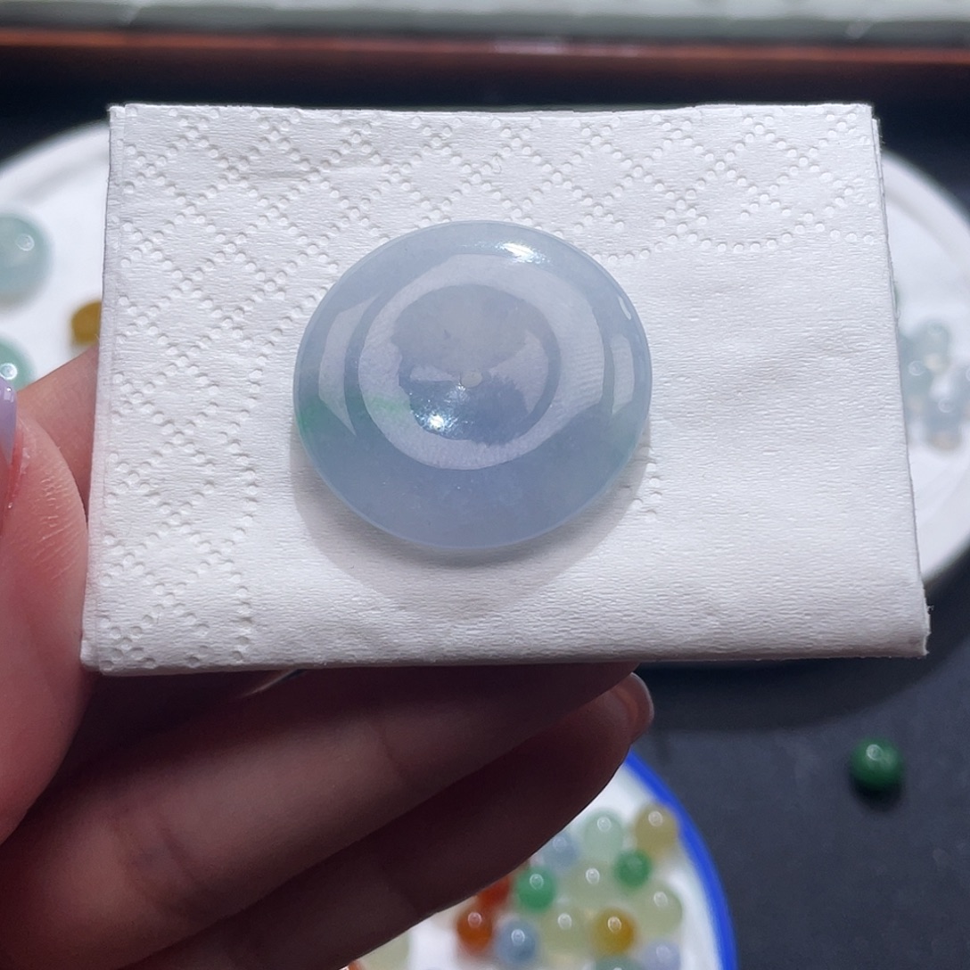 定制翡翠未镶嵌卡27.4×5.3