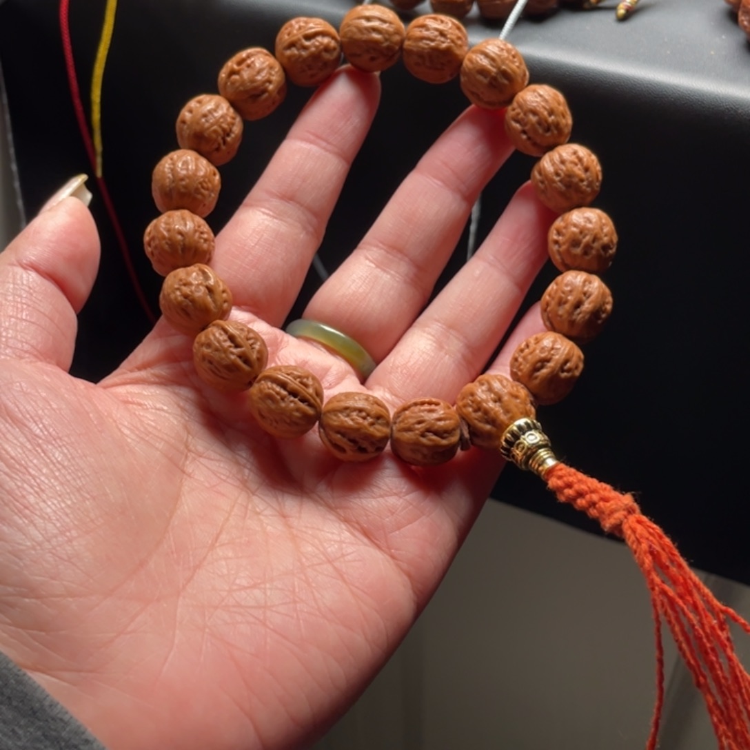 文玩核桃手串收*家圆肚