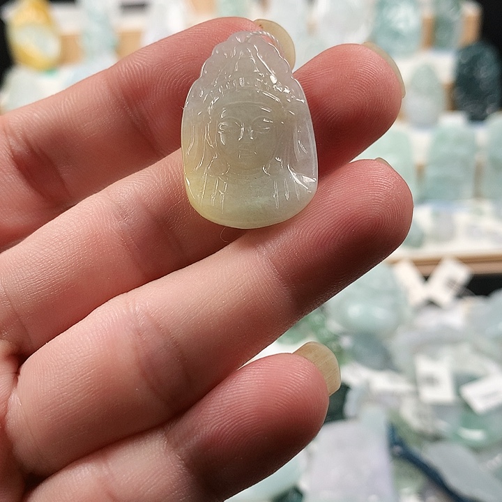 吊坠(不含链)未镶嵌翡翠15观音头