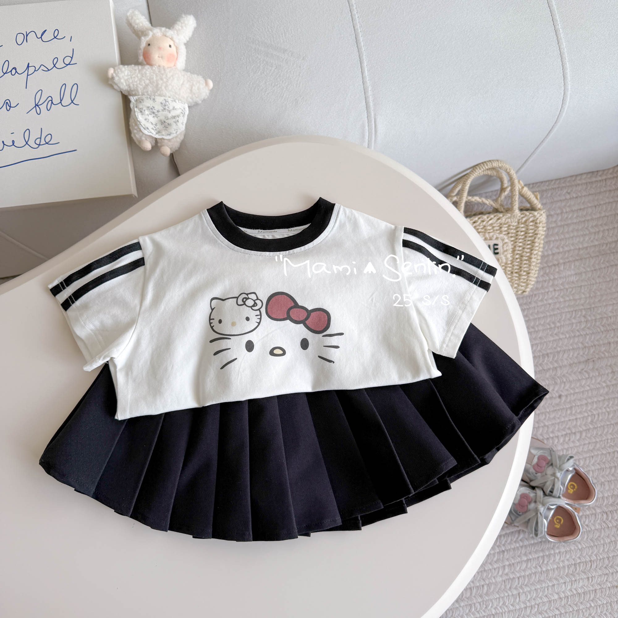 【现货】妈咪森林童装2025夏季新款女童卡通T恤上衣252-MMSL-252018