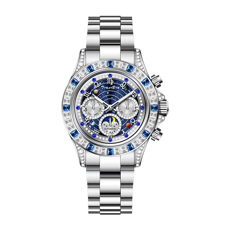 全新未使用 星空限定 十二星座系列 时尚全自动机械腕表zz