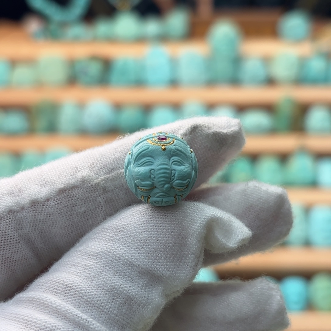 绿松石未镶嵌配饰