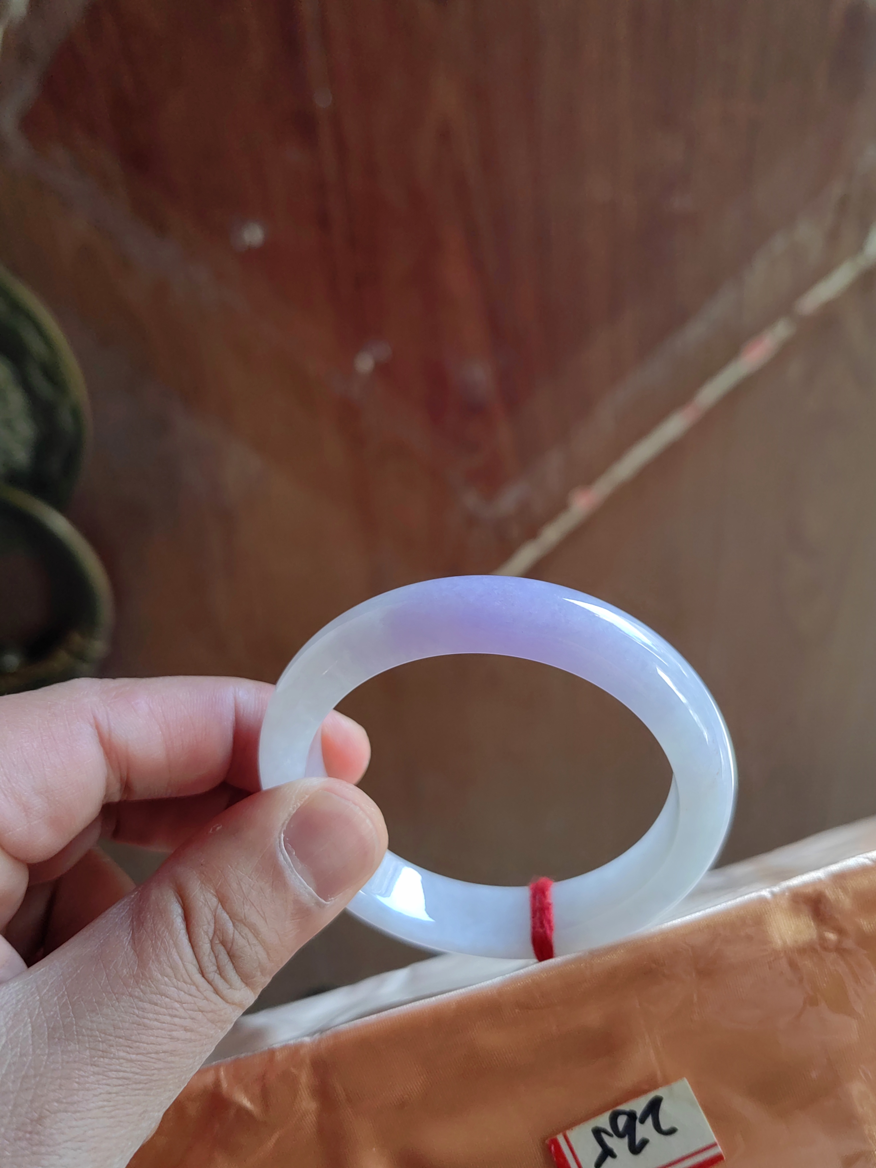 天然缅甸翡翠手镯55.8圈口