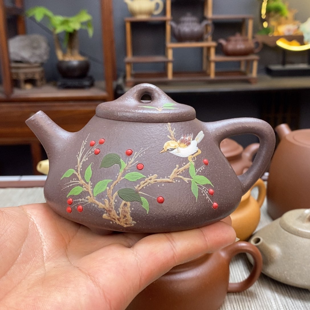 紫泥茶壶容量260毫升