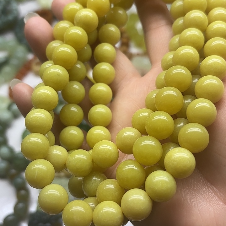 蛇纹石玉未镶嵌手串