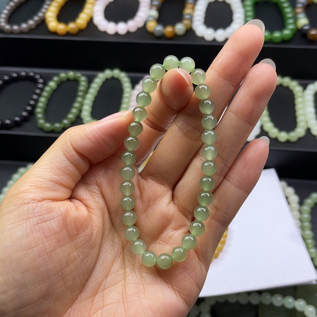 暖***笑手链未镶嵌和田玉