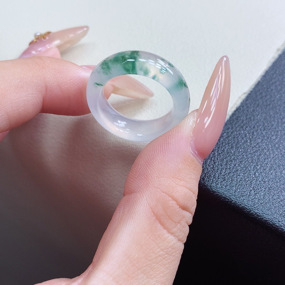 未镶嵌戒指翡翠11-12号