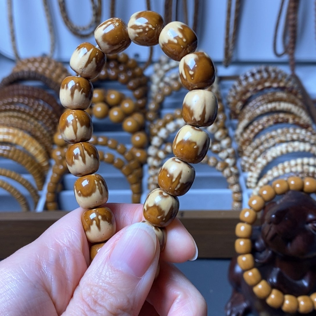 菩提手串/手链骑****象紫金鼠半实心花皮老型11.5