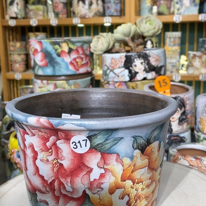 红陶景德镇艺术手绘作品