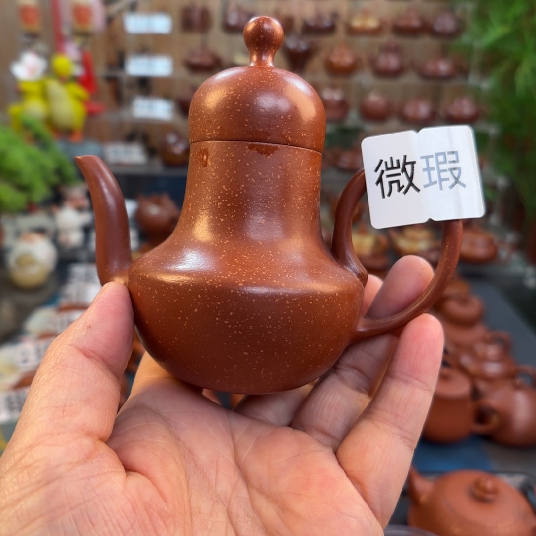 朱泥茶壶微瑕120c