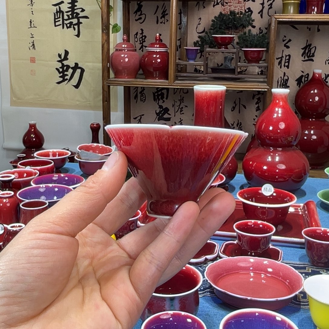 景德镇陶瓷斗笠杯全品