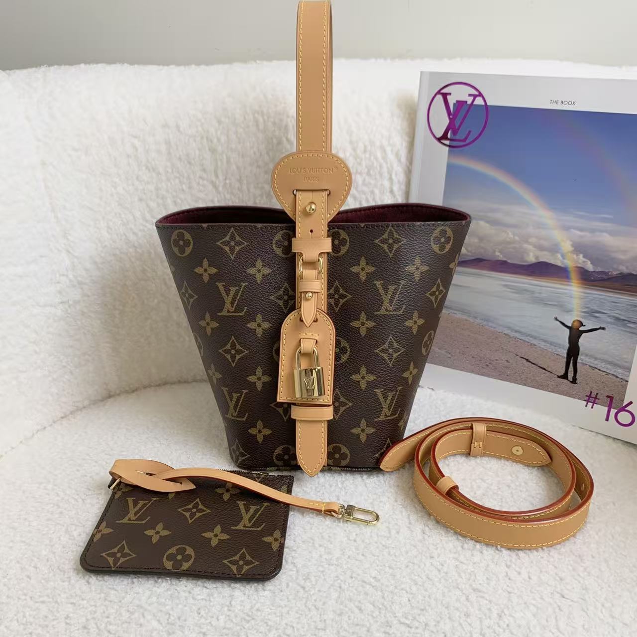 99新 LouisVuitton/路易威登 壹臻/老花allin bb/12期/ 40145148