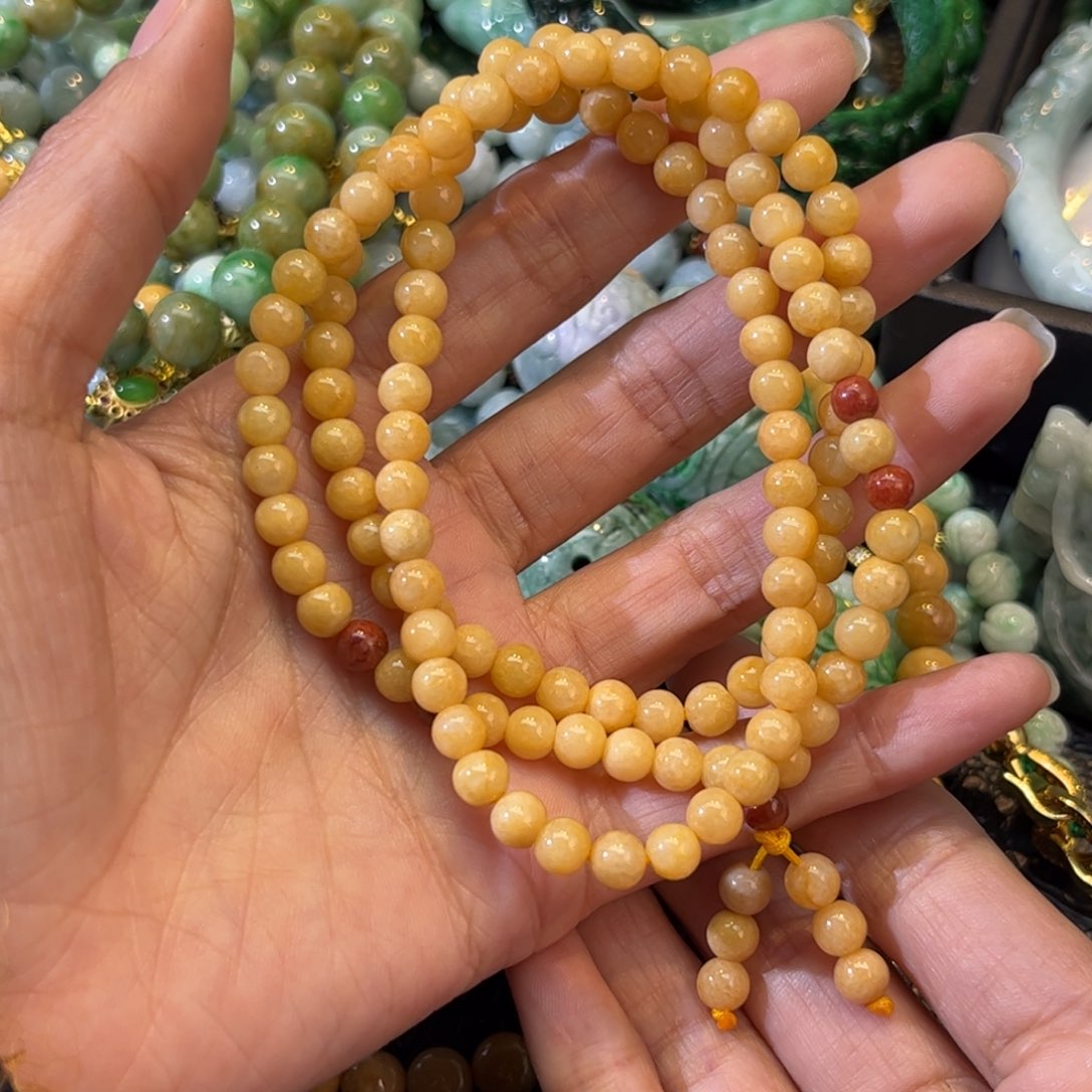 翡翠颈饰未镶嵌待编款