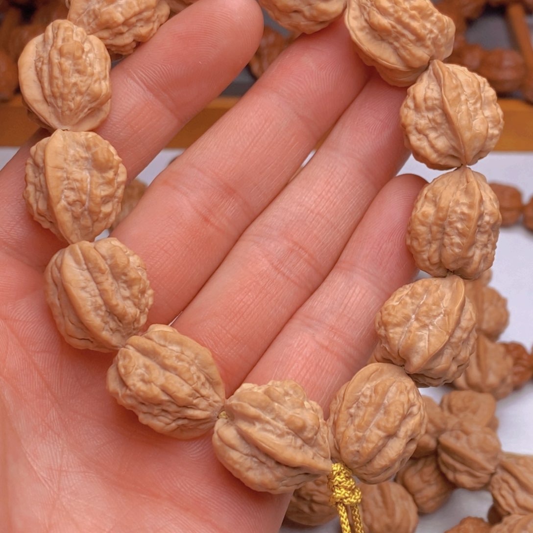 桃核手串蛤蟆头尺寸19