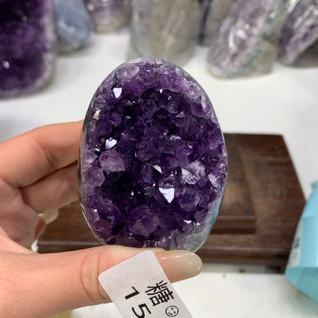 紫晶摆件未镶嵌水晶