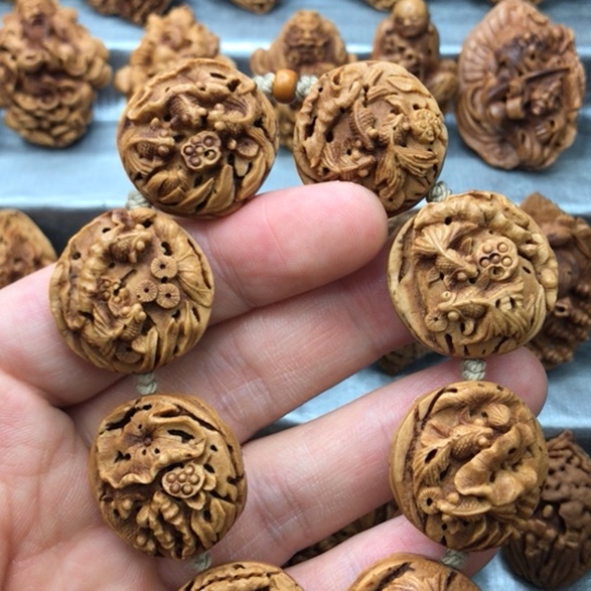 桃核手串桃核材质