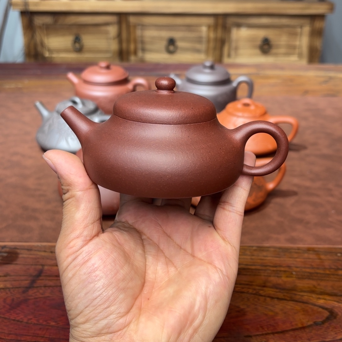 茶壶紫砂静乐130毫升中槽清