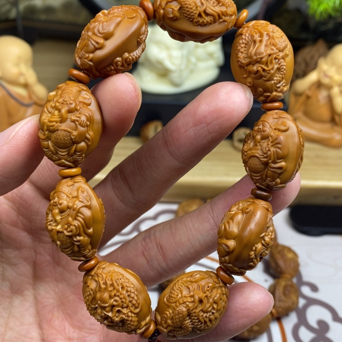 橄榄核手串/手链橄榄核雕工艺手串