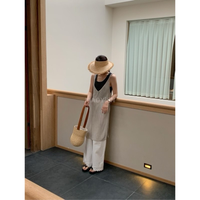 MAOOYiIiN 25ss 镂空叠穿吊带（NO退NO换）清仓款