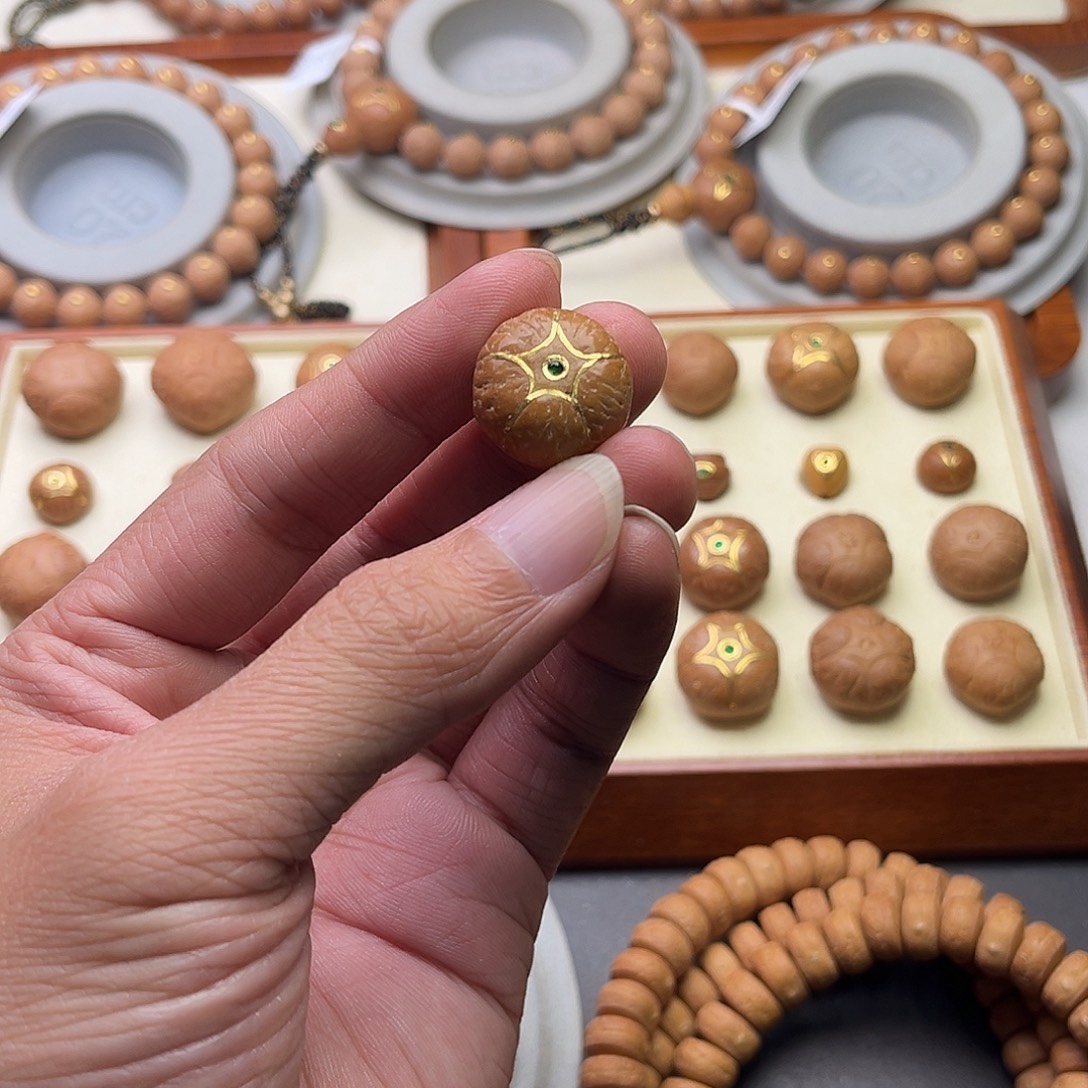 郎***和凤眼菩提吊坠19mm五星