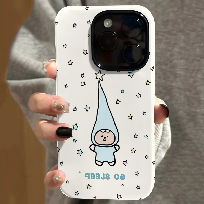 星星小熊适用iphone16手机壳苹果15promax小米14女13华为oppovivo