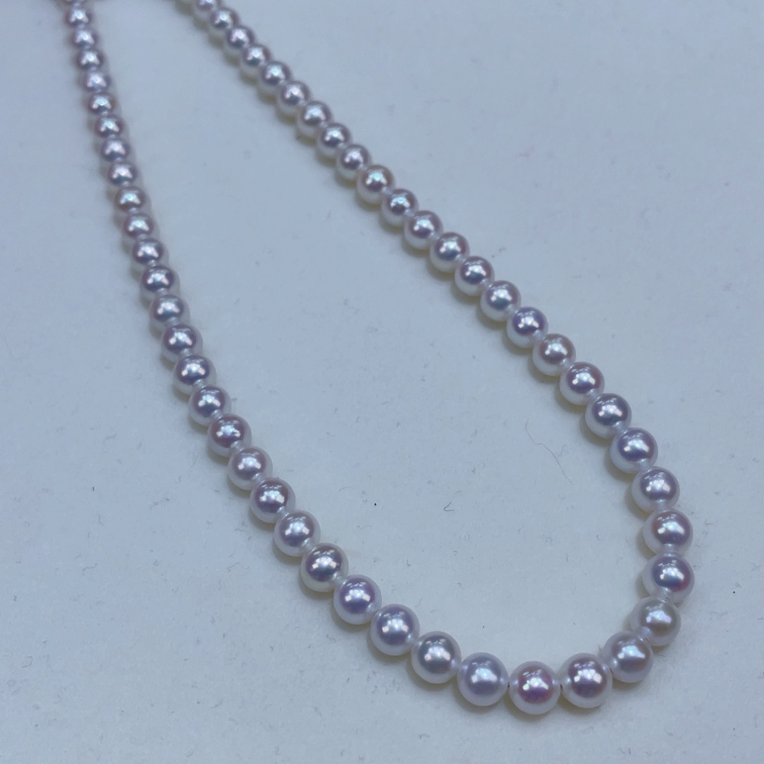 淡水珍珠5/5.5爆亮炫彩极强光银S925镶嵌