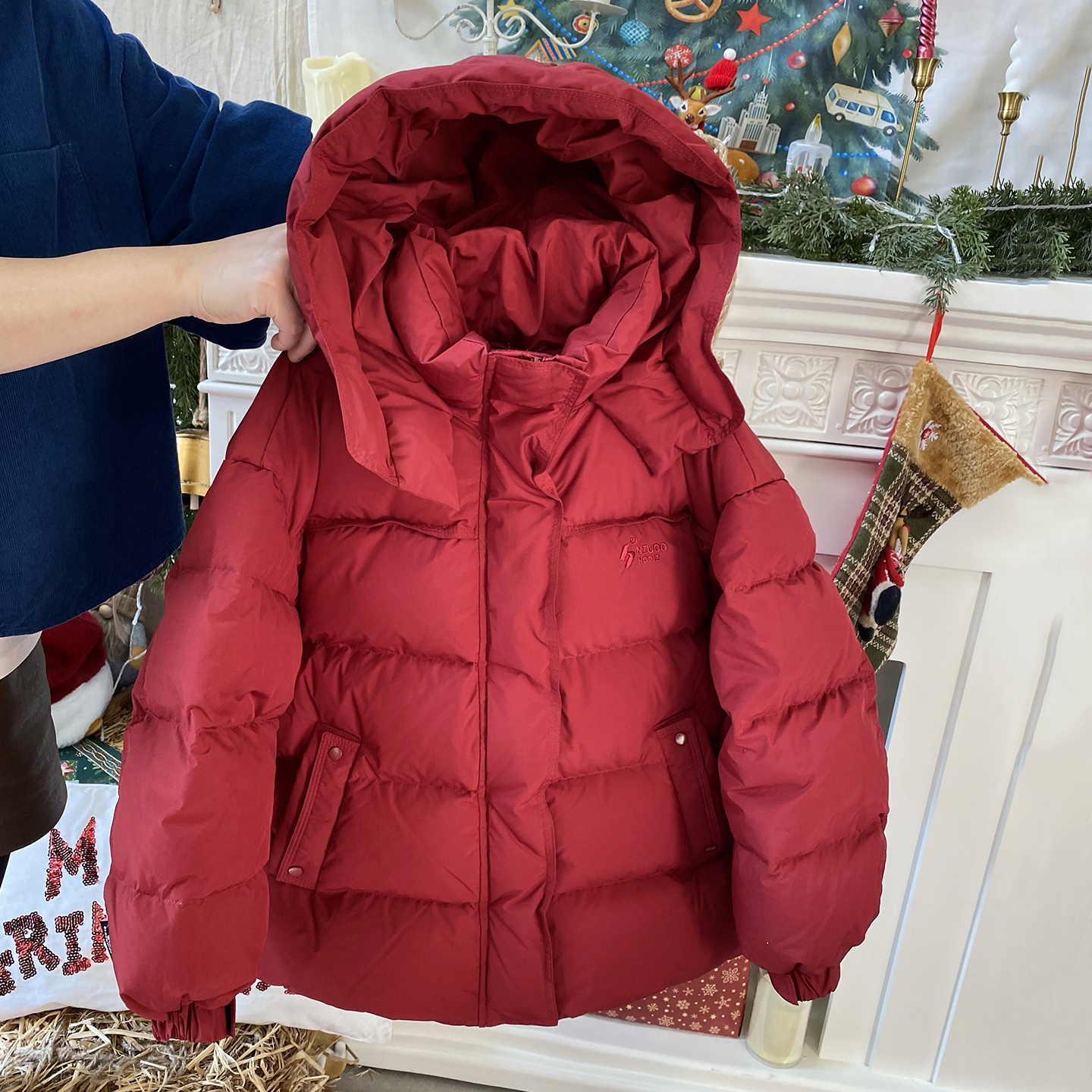 【新年红】男童羽绒服2025冬装儿童红色外套中大童男童白鸭绒加厚