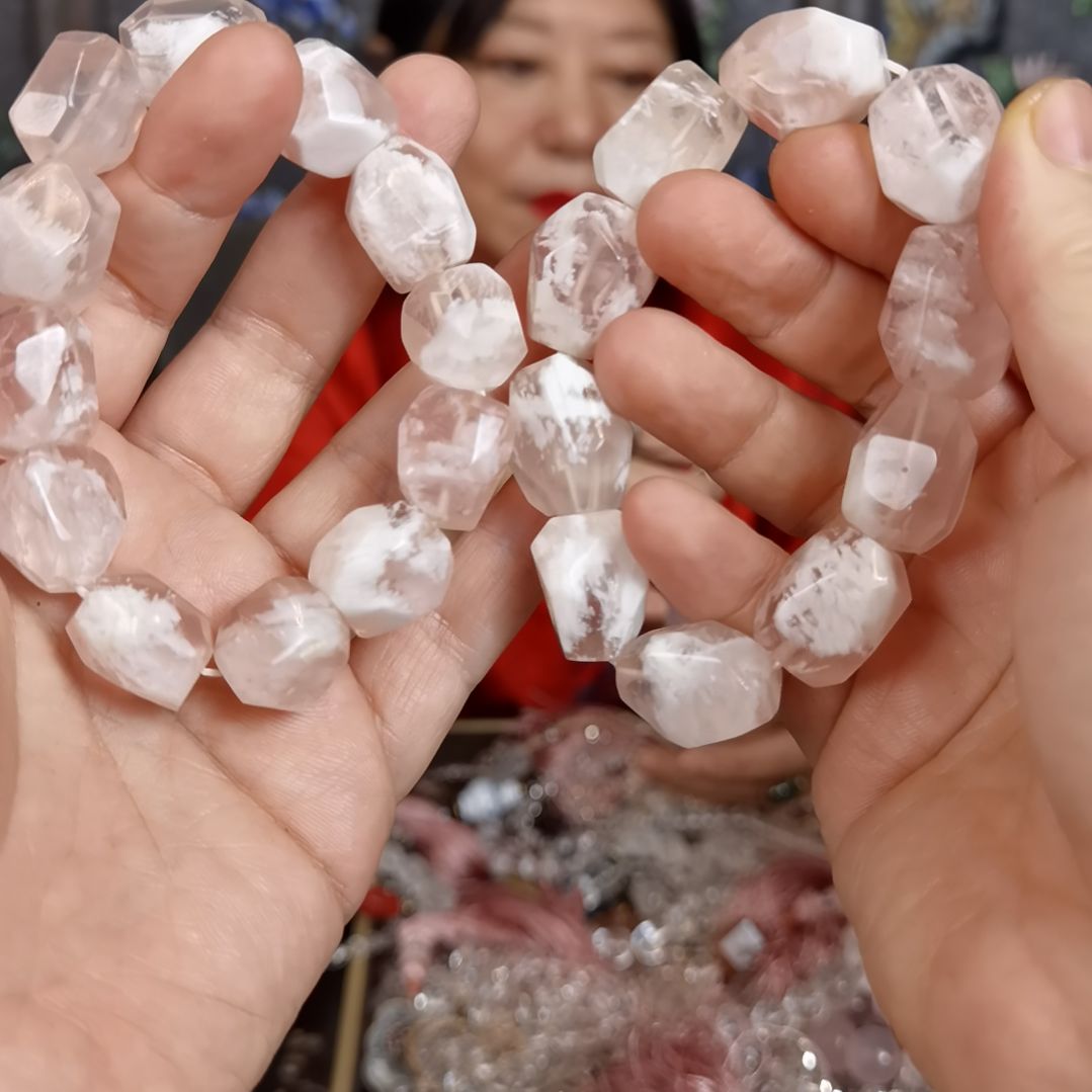 水晶手链未镶嵌多样性发货其一