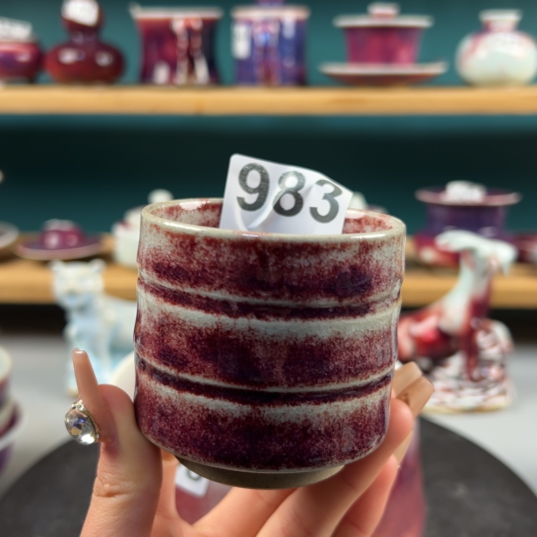 瓷片微瑕主人杯纯手工