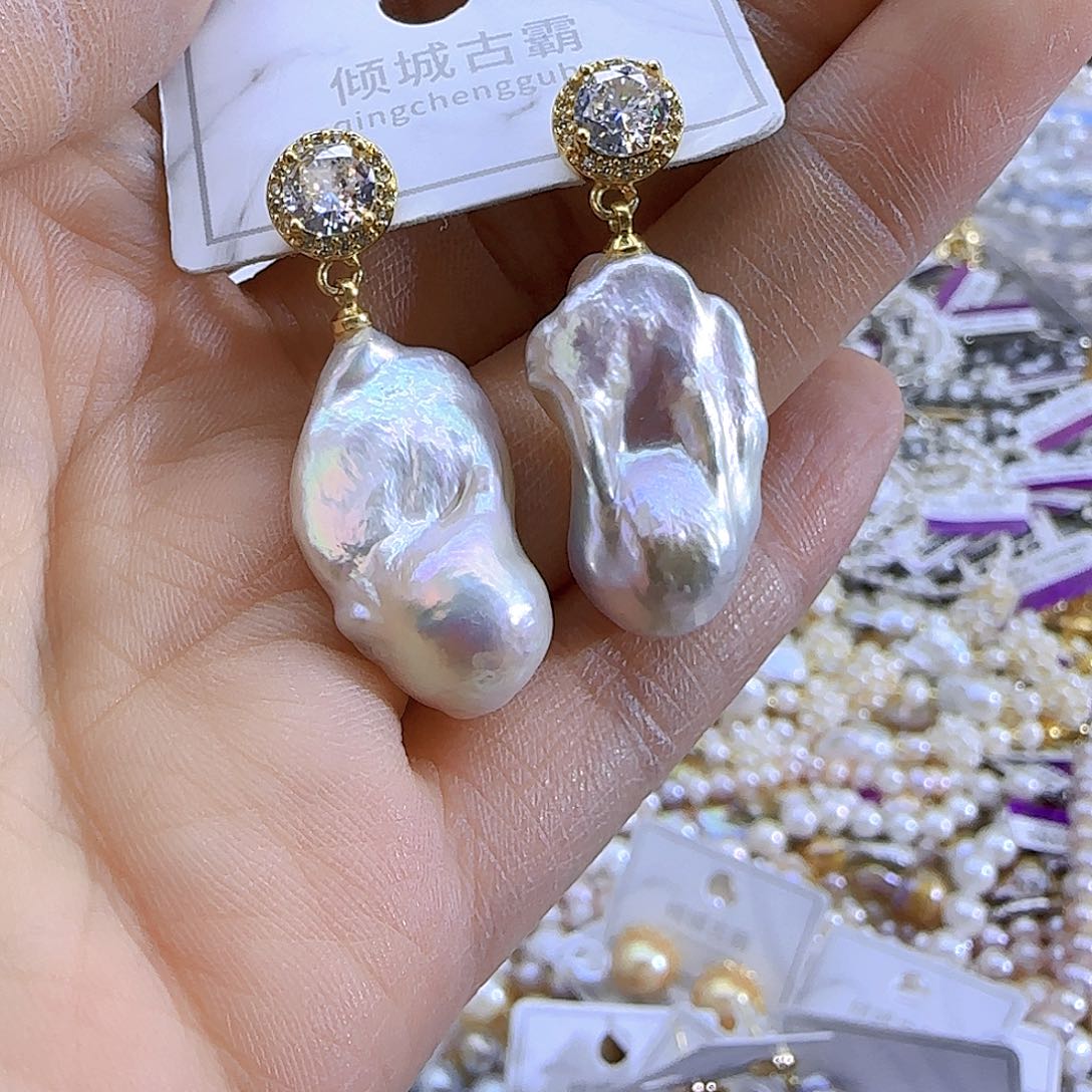 银S925镶嵌350淡水珍珠