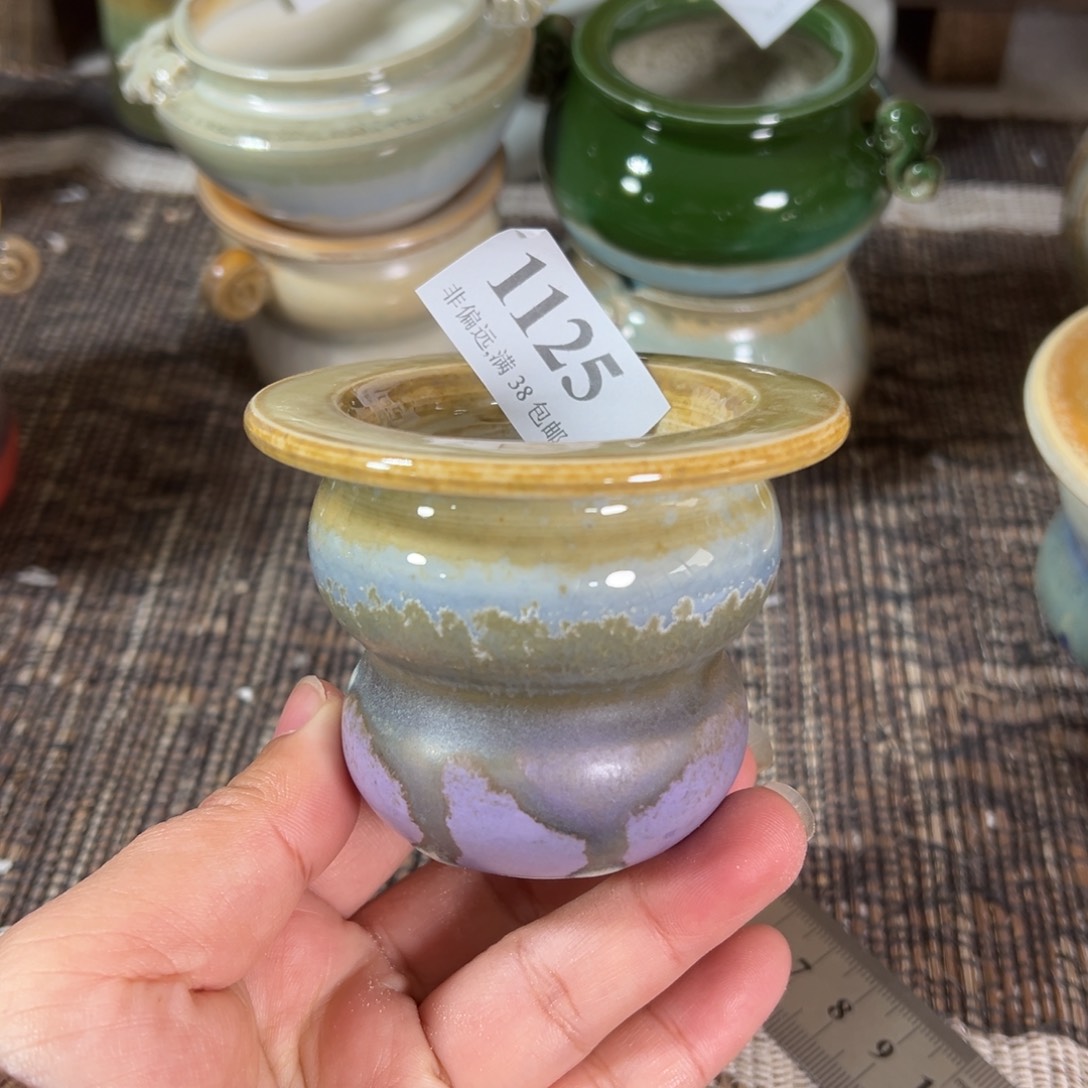 红陶景德镇手工花盆