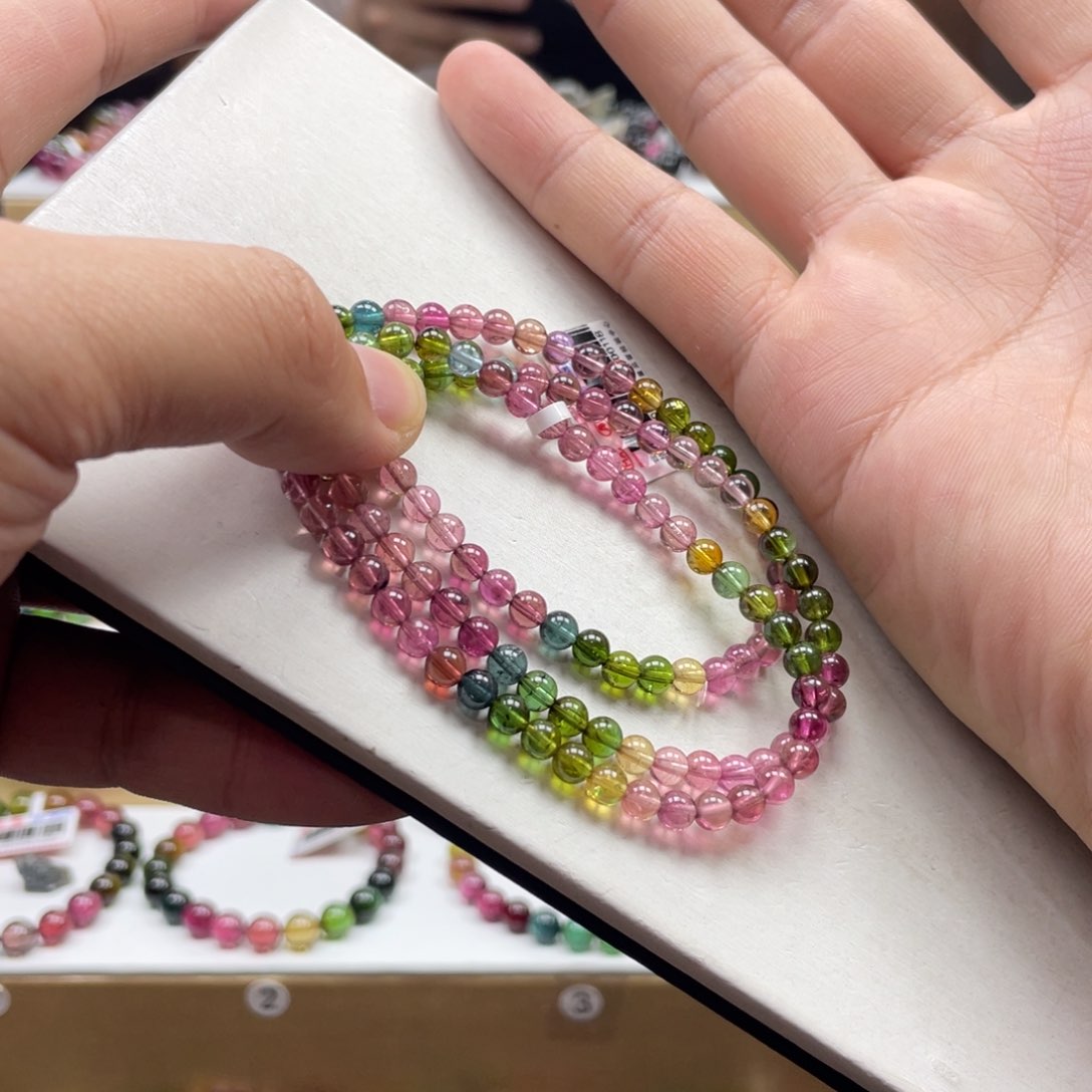 碧玺手串未镶嵌4.8mm.mmmmmmmm