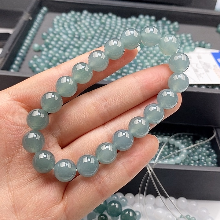 未镶嵌手链翡翠小*散珠