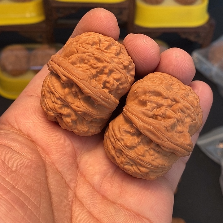 吊坠文玩核桃43.5尺，全品白狮子