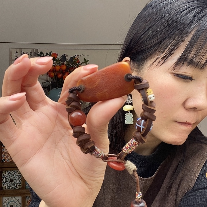 蜜蜡手链未镶嵌转*手链