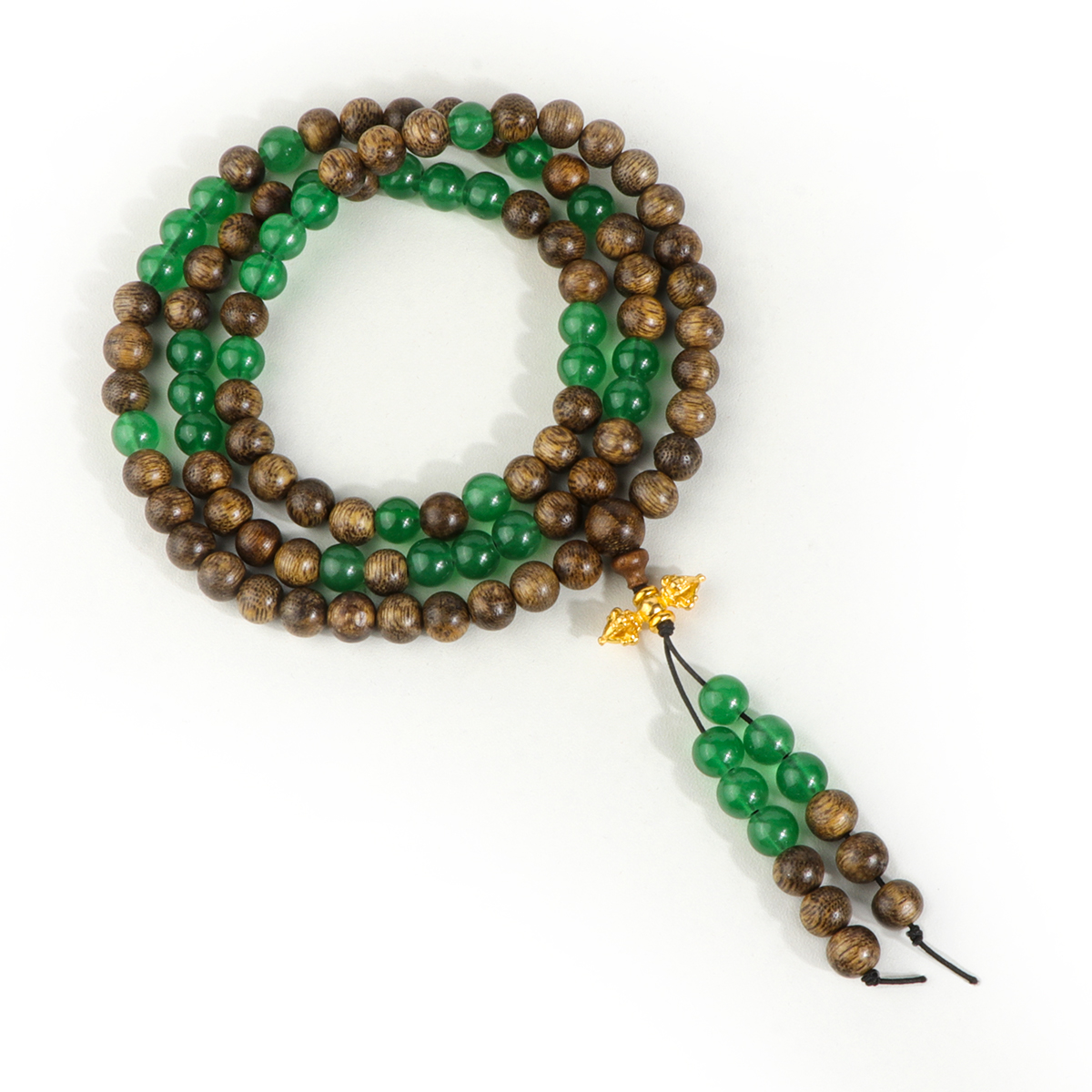 增香沉香木A8087复古沉香木文玩手串（无礼盒）C