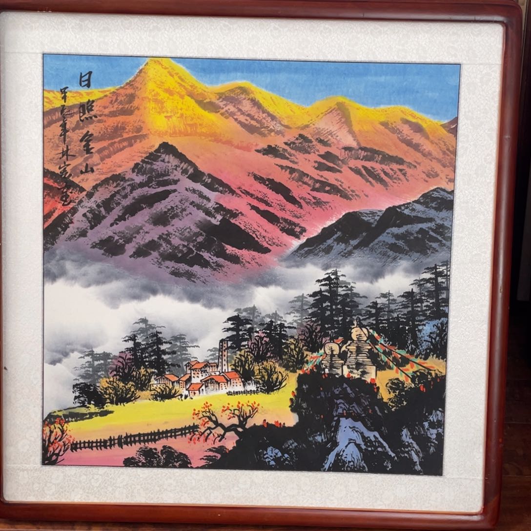 国画带框尺寸63*63厘米