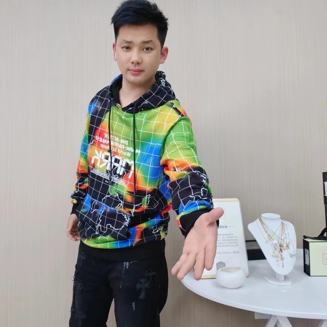 情侣款圆领【卫衣扣号链接】断码听主播报号去指定链接拍衣服0261