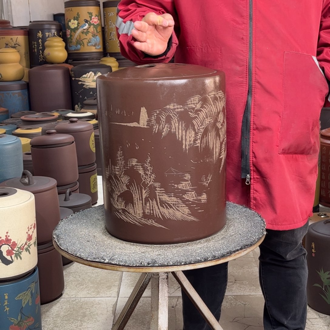 紫砂茶叶罐茶叶罐