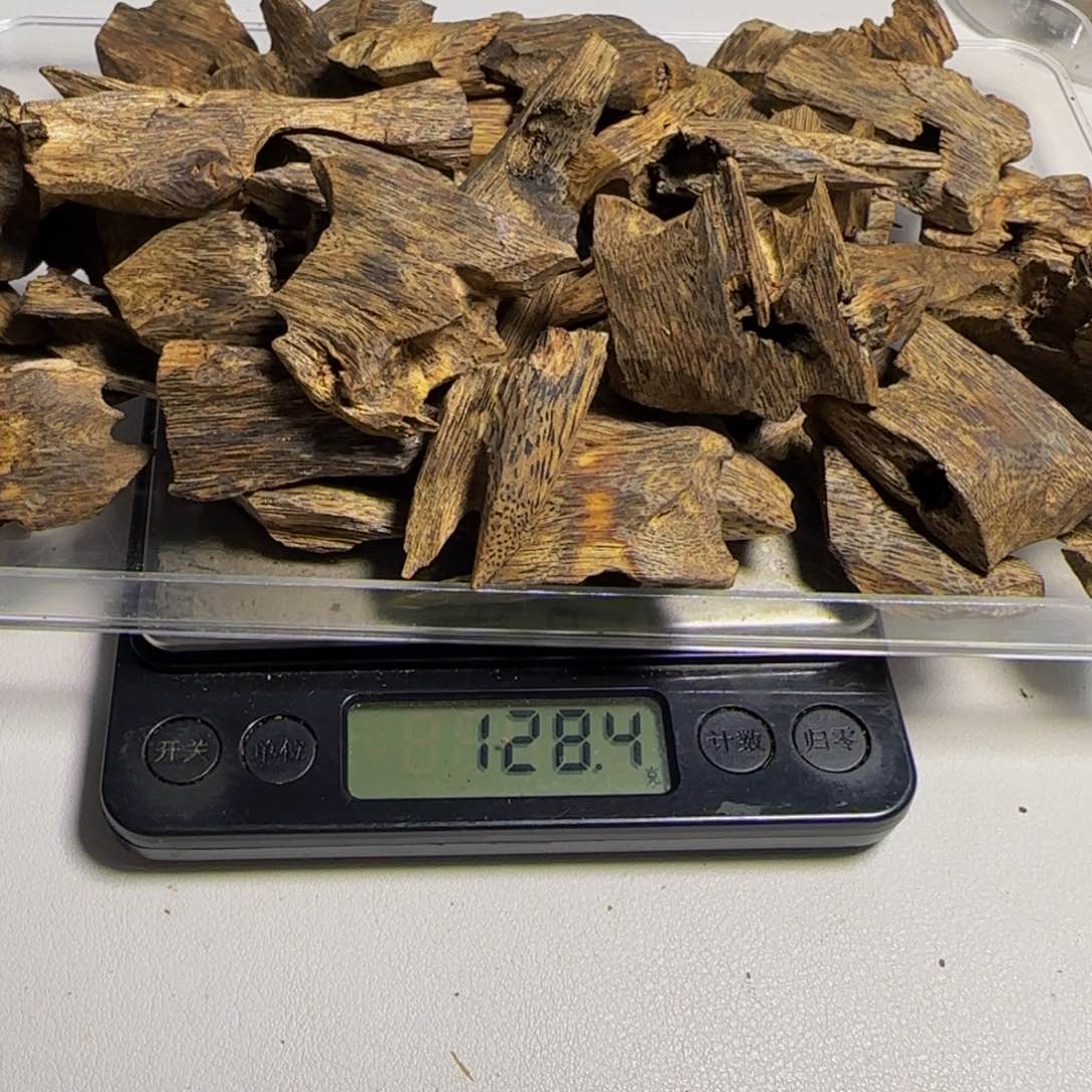 橄榄核手串/手链老*大叶陆河128.4克