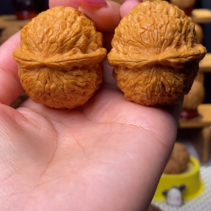 把件文玩核桃金丝绣球22