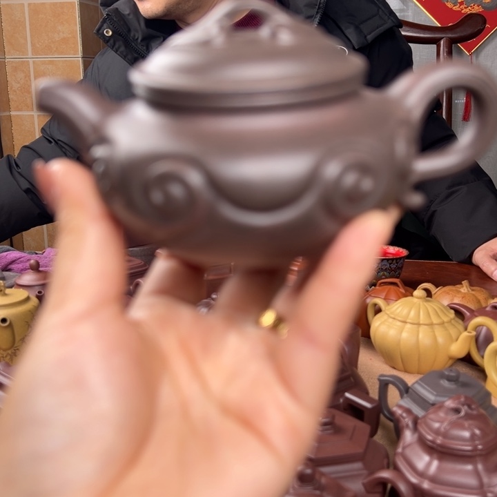 紫砂茶壶请***哥天青如意