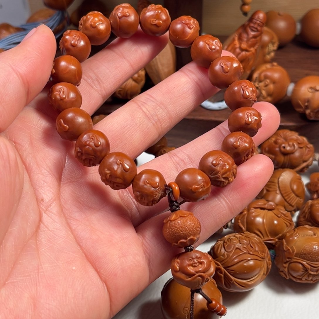 橄榄核手串/手链小**?十八罗汉