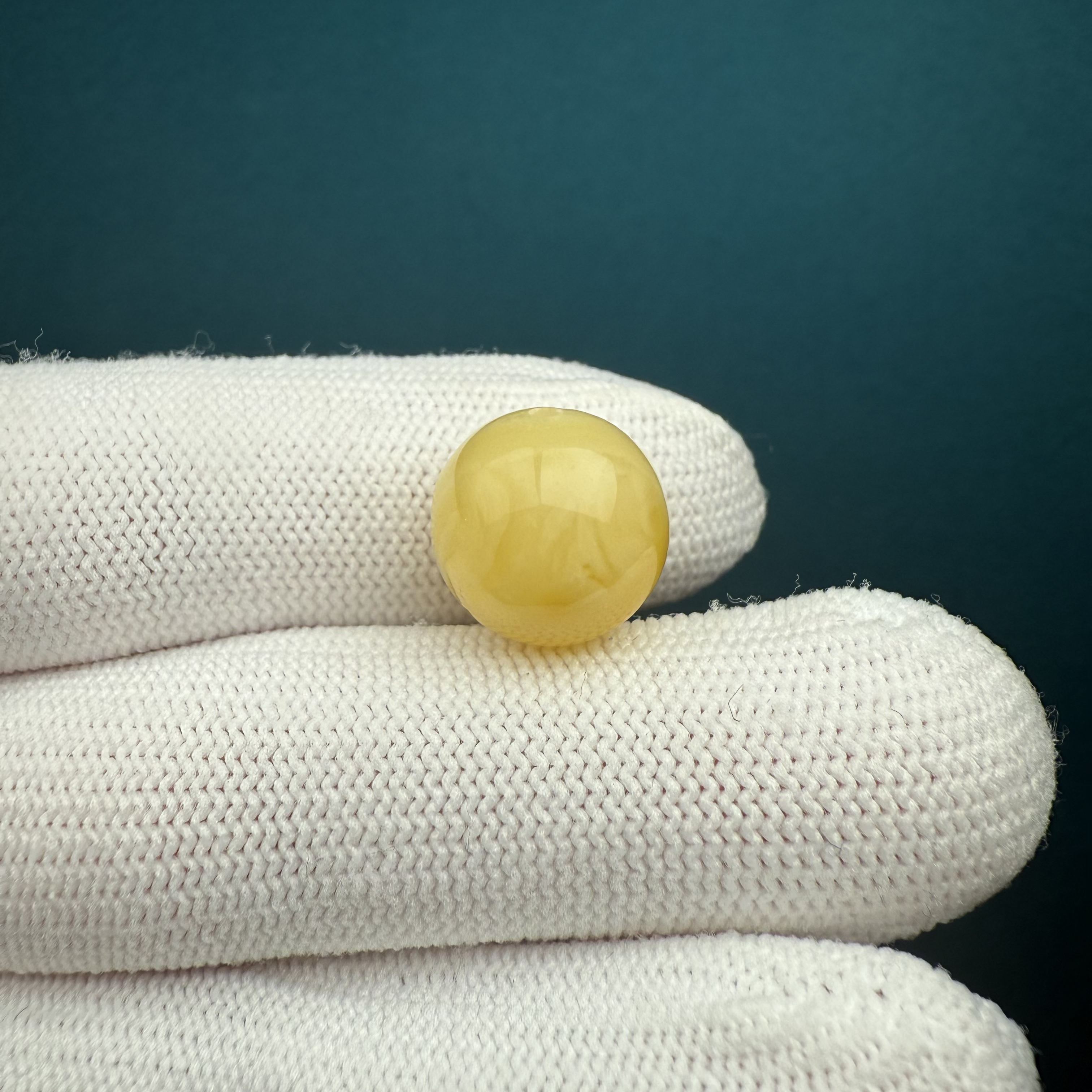 D3600天然蜜蜡 微瑕特价圆珠 13mm支持复检假一罚四