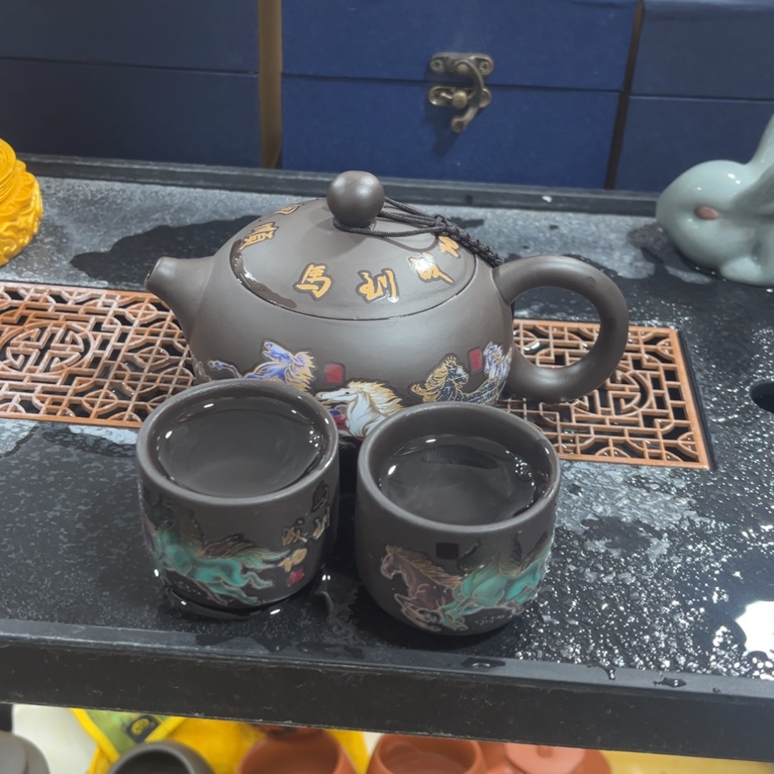 紫砂茶杯紫砂壶一壶2杯