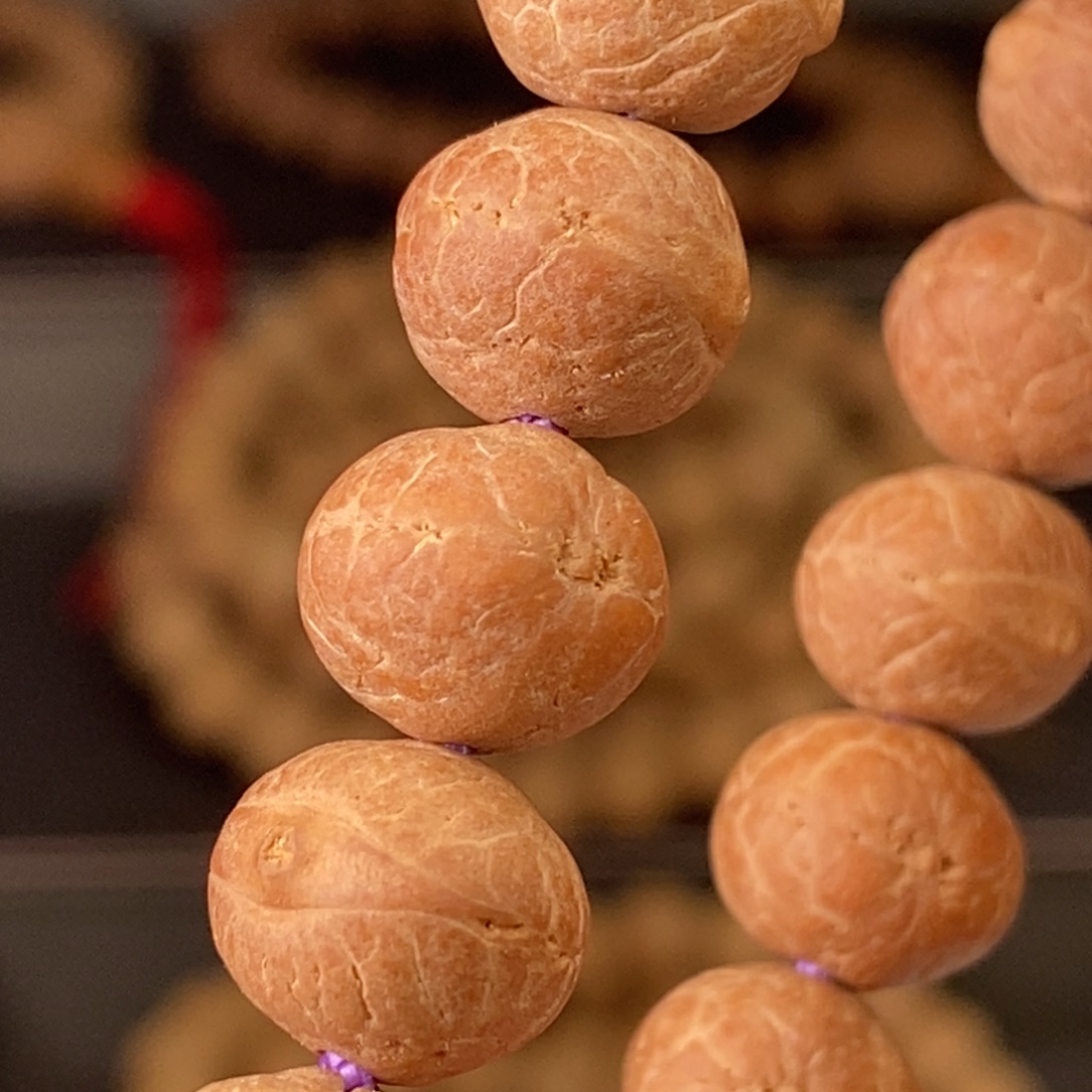 凤眼菩提手串尼泊尔凤眼实心矮碟10.4-10.7